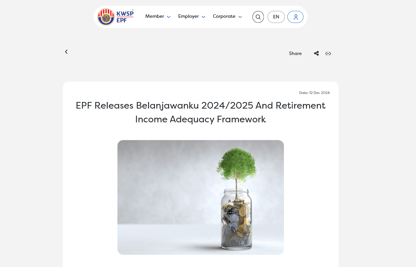 epf belanjawanku retirement income adequacy framework