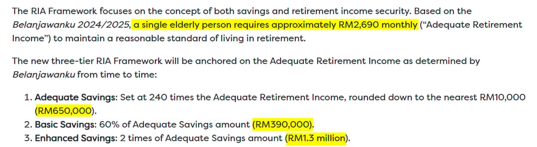 epf Belanjawanku saving tiers