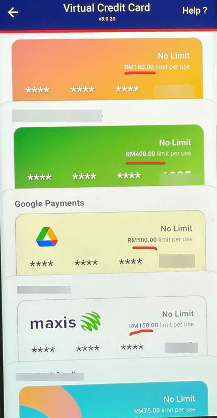 virtual credit cards