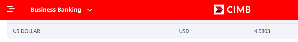 cimb tt rate