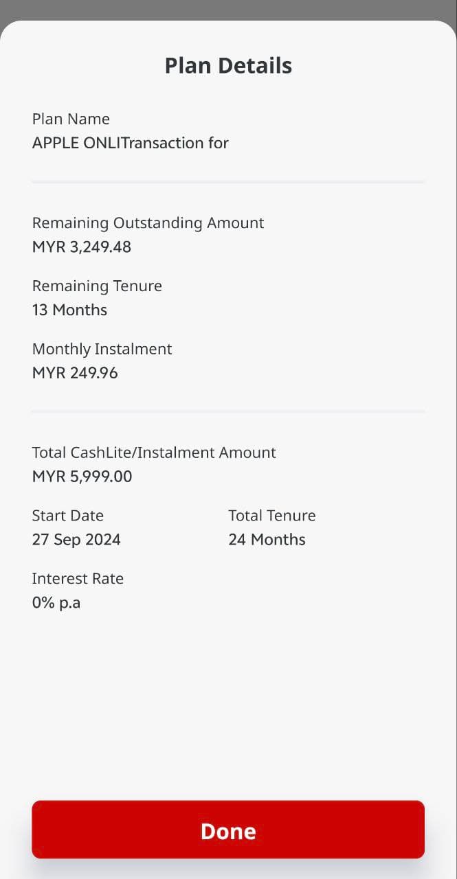 cimb 0% installments