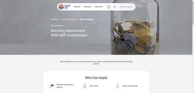 epf self contribution