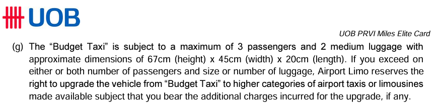 complimentary taxi ride home