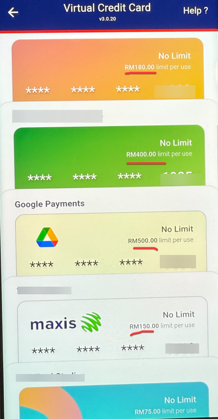 virtual credit cards