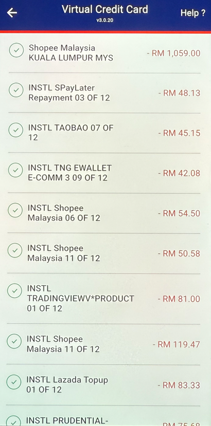 utilizing visa virtual flexi payment plan