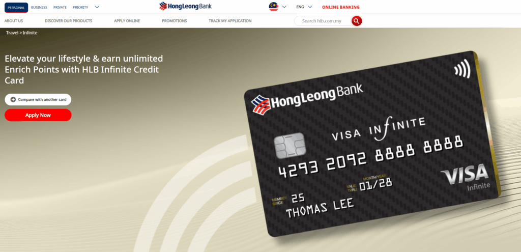HLB VISA Infinite Credit Card