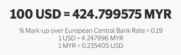visa usd to myr