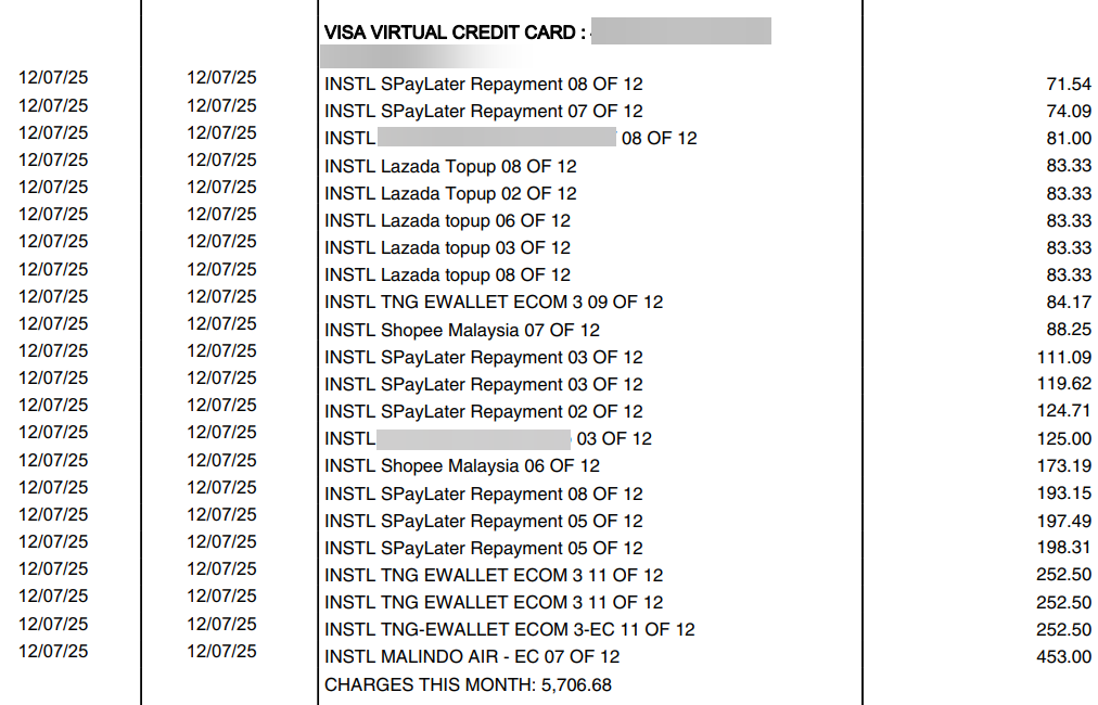 alliance bank installments